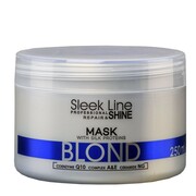 Stapiz Sleek Line Blond Mask maska z jedwabiem do włosów blond zapewniająca platynowy odcień 250ml (P1)