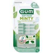 GUM Soft Picks Comfort Flex MINT M - elastyczne wykałaczki o smaku miętowym 40 szt.