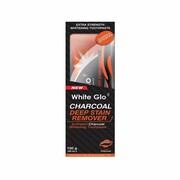 WHITE GLO Charcoal Deep Stain Remover - Wybielająca pasta do zębów z węglem aktywnym usuwająca najcięższe przebarwienia 100 ml