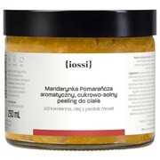 IOSSI Mandarynka Pomarańcza. Aromatyczny, cukrowo-solny peeling do ciała. Sól kamienna, olej z pestek moreli / 250 ml