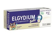 Elgydium Baby Pasta do zębów dla dzieci od 6 miesięcy do 2 lat z organiczną wodą rumiankową 30 ml