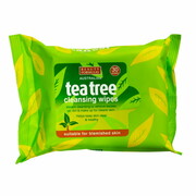 BEAUTY FORMULAS Tea Tree Cleansing Wipes oczyszczające chusteczki do twarzy 30szt. (P1)