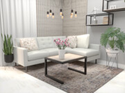 STOLIK KAWOWY LA MAR NOWOCZESNY STALOWY