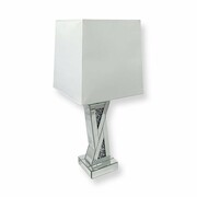 Lampa stołowa dekorowana glamour L-0586 Bellacasa