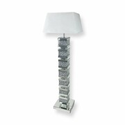 Lampa stojąca dekorowana glamour L-0592 Bellacasa