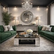 Ława Nathan - stal szlachetna blat kamienny nowoczesny Bellacasa