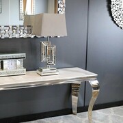 Lampa stołowa glamour lustrzana z kryształkami L-0601 Bellacasa