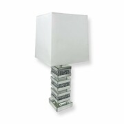 Lampa stołowa dekorowana glamour L-0588 Bellacasa