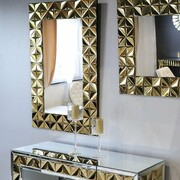 Lustro glamour prostokątne 76x114 cm M-0673 Bellacasa