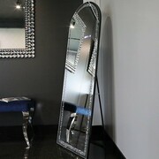 Lustro glamour stojące podświetlane 54x163 cm M-0689 Bellacasa