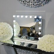 Lustro glamour na toaletkę podświetlane 58x45 cm M-0699 Bellacasa