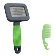 Trixie Druciana szczotka i plastykowy grzebyk dla gryzoni 7x13cm + prezent TRIXIE