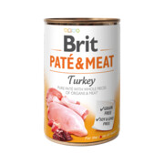 Brit Pate & Meat Turkey Indyk 6x400g + prezent BRIT