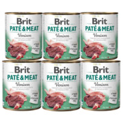 Brit Pate & Meat Venison Dziczyzna 6x800g + prezent BRIT