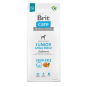 Brit Care Grain-free Junior Large Breed Salmon 12kg + prezent BRIT