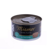 Miamor Feine Filets puszki tuńczyk i ryż 100g x 12 + prezent MIAMOR