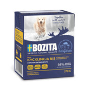 Bozita Kawałki w galaretce kurczak i ryż 370g x 12 + prezent BOZITA