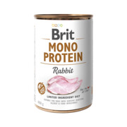 Brit Mono Protein Rabbit z królikiem 6x400g + prezent BRIT