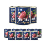John Dog Berry Line Cielęcina z żurawiną 800g x 12 + prezent JOHN DOG