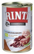 Rinti Kennerfleisch Pur serca drobiowe 400g x 12 + prezent RINTI
