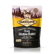 Carnilove Adult Fresh Chicken & Rabbit - kurczak i królik 1,5kg + prezent CARNILOVE
