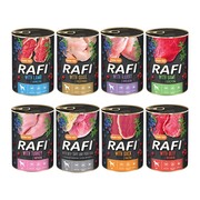 Dolina Noteci Rafi mix 8 smaków 400g x 8 + prezent RAFI