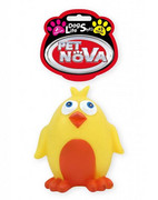 Pet Nova Zabawka gumowa Chicken z dźwiękiem 10cm + prezent PET NOVA