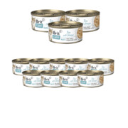 Brit Care Cat Sterilised Pasztet z tuńczyka z krewetkami 12x70g + prezent BRIT