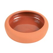 Trixie Masywna miska ceramiczna w kolorze terakoty dla gryzoni i małych ssaków 125ml / 10cm + prezent TRIXIE