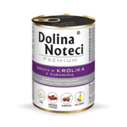 Dolina Noteci Premium bogata w królika z żurawiną 12x800g + prezent DOLINA NOTECI