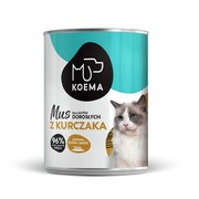 Koema Mus dla kota kurczak 12x400g + prezent KOEMA