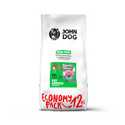 John Dog Good Form małe rasy Wieprzowina z wołowiną 12kg + prezent JOHN DOG