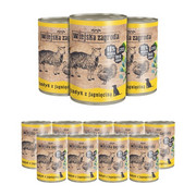 Wiejska Zagroda Indyk z Jagnięciną 400g x 12 + prezent WIEJSKA ZAGRODA