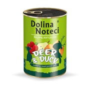 Dolina Noteci Superfood Jeleń i Kaczka 6x400g + prezent DOLINA NOTECI