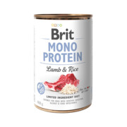 Brit Mono Protein Lamb & Brown Rice z jagnięciną i brązowym ryżem 6x400g + prezent BRIT