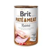 Brit Pate & Meat Rabbit Królik 6x400g + prezent BRIT