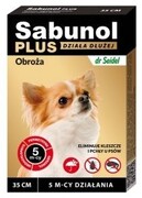 Sabunol Plus obroża przeciw pchłom i kleszczom dla psa 35cm + prezent DERMA-PHARM