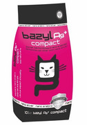 Żwirek Bazyl Ag+ Compact 10l + prezent BAZYL