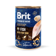 Brit Premium By Nature Fish with Fish Skin 6x400g + prezent BRIT