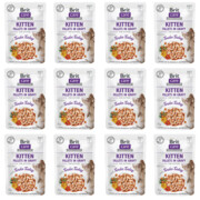 Brit Care Cat Kitten Fileciki w sosie Indyk z rokitnikiem i nasturcją 85g x 12 + prezent BRIT