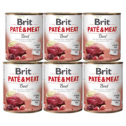 Brit Pate & Meat Beef Wołowina 6x800g + prezent BRIT