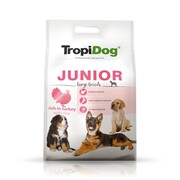 Tropidog Junior Large Turkey & Rice 12kg + prezent TROPIDOG