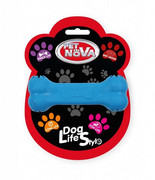 Pet Nova Kość na przysmaki SnackBone o aromacie wołowiny niebieska 11cm + prezent PET NOVA