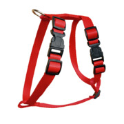 Chaba Szelki regulowane okrągłe czerwone 10mm/35cm + prezent CHABA