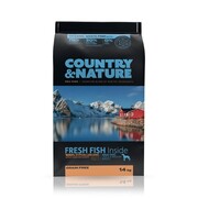 Country&Nature Adult Large/Medium Biała Ryba 14kg + prezent COUNTRY&NATURE