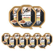 Sheba Sauce Speciale z indykiem i kurczakiem Tacka 85g x 12 + prezent SHEBA