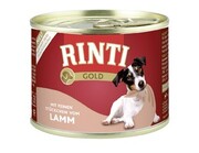 Rinti Gold kawałki jagnięciny 185g x 12 + prezent RINTI