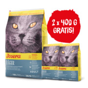 Josera Leger Adult Light 10kg + 2 x 400g GRATIS + prezent JOSERA