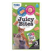 Inaba Cat Miękkie kąski Juicy Bites Domowy bulion i kalmary 33,9g (3 szt.) + prezent INABA