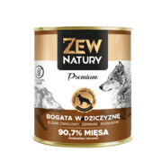 Zew Natury 89% mięsa dziczyzna 6x800g + prezent ZEW NATURY